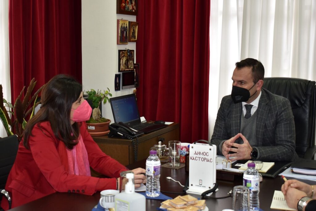 Visit of the French Consul to the Mayor of Kastoria