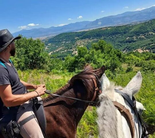 Riding in nature